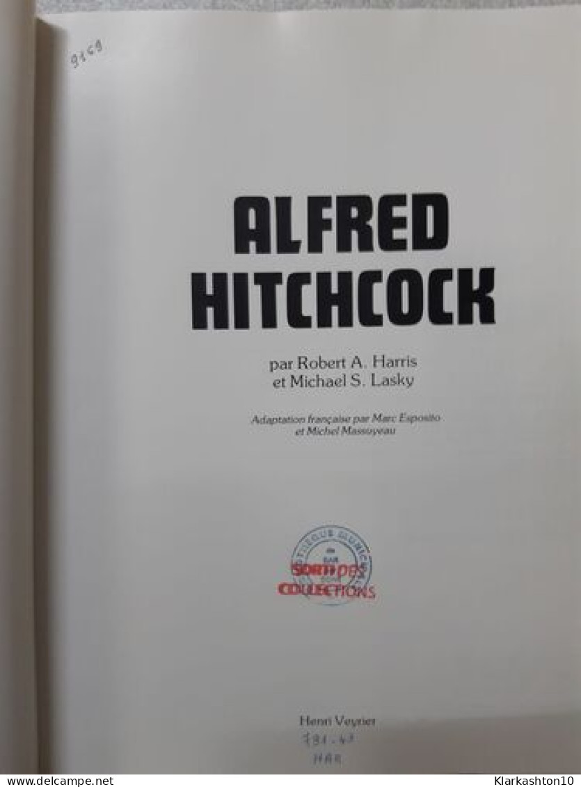 Alfred Hitchcock - Andere & Zonder Classificatie