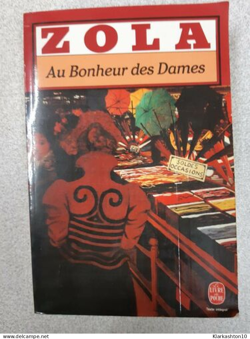 Au Bonheur Des Dames - Andere & Zonder Classificatie