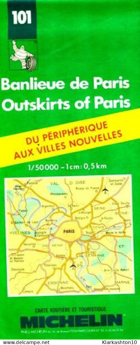 Outskirts Of Paris (Michelin Maps) - Andere & Zonder Classificatie