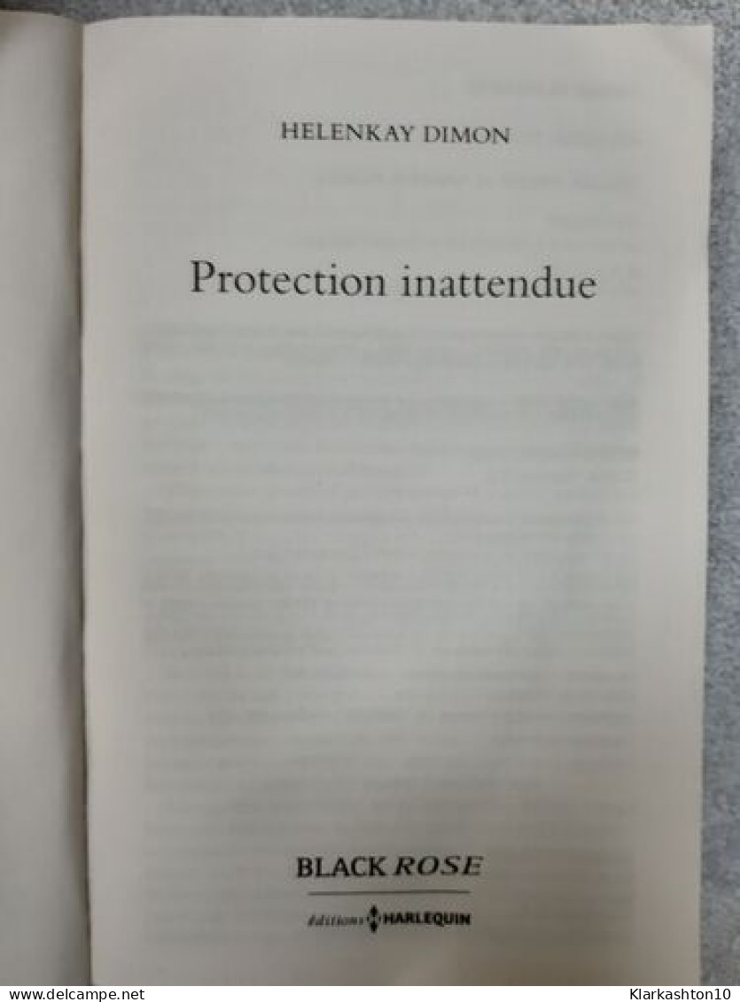 Protection Inattendue - Un Dangereux Huis Clos - Other & Unclassified