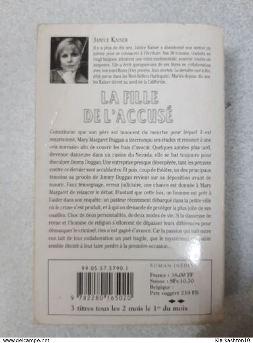 La Fille De L'accusé - Andere & Zonder Classificatie