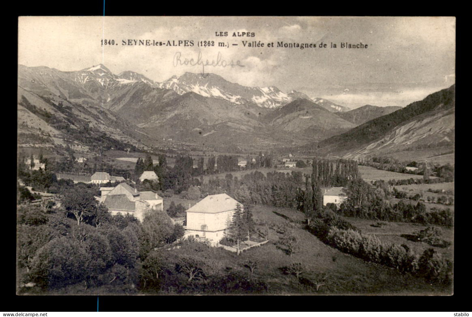 04 - SEYNE - VALLEE ET MONTAGNES DE LA BLANCHE - Other & Unclassified