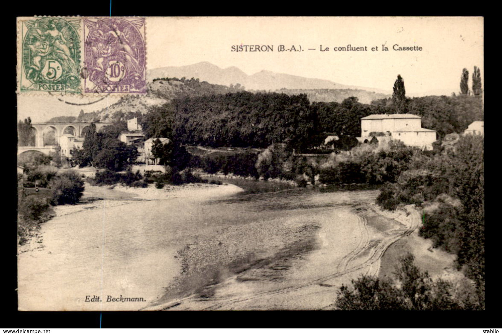 04 - SISTERON - LE CONFLUENT ET LA CASSETTE - Sisteron