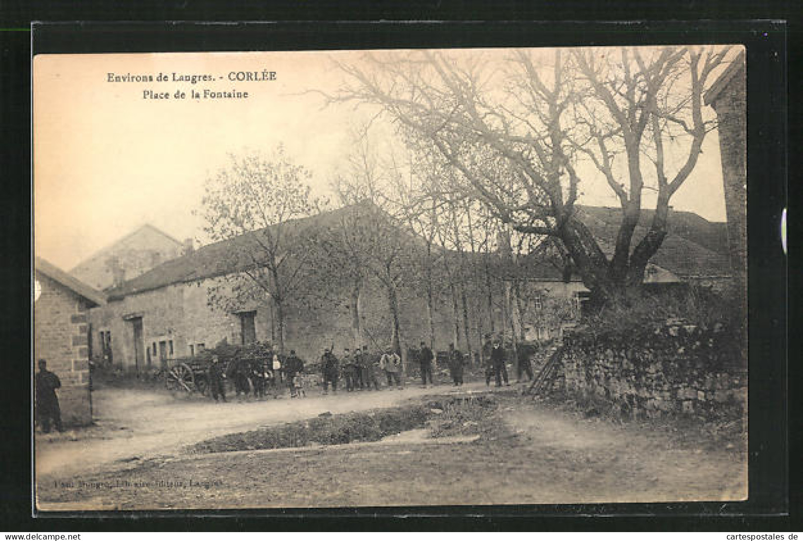 CPA Corlée, Place De La Fontaine  - Other & Unclassified