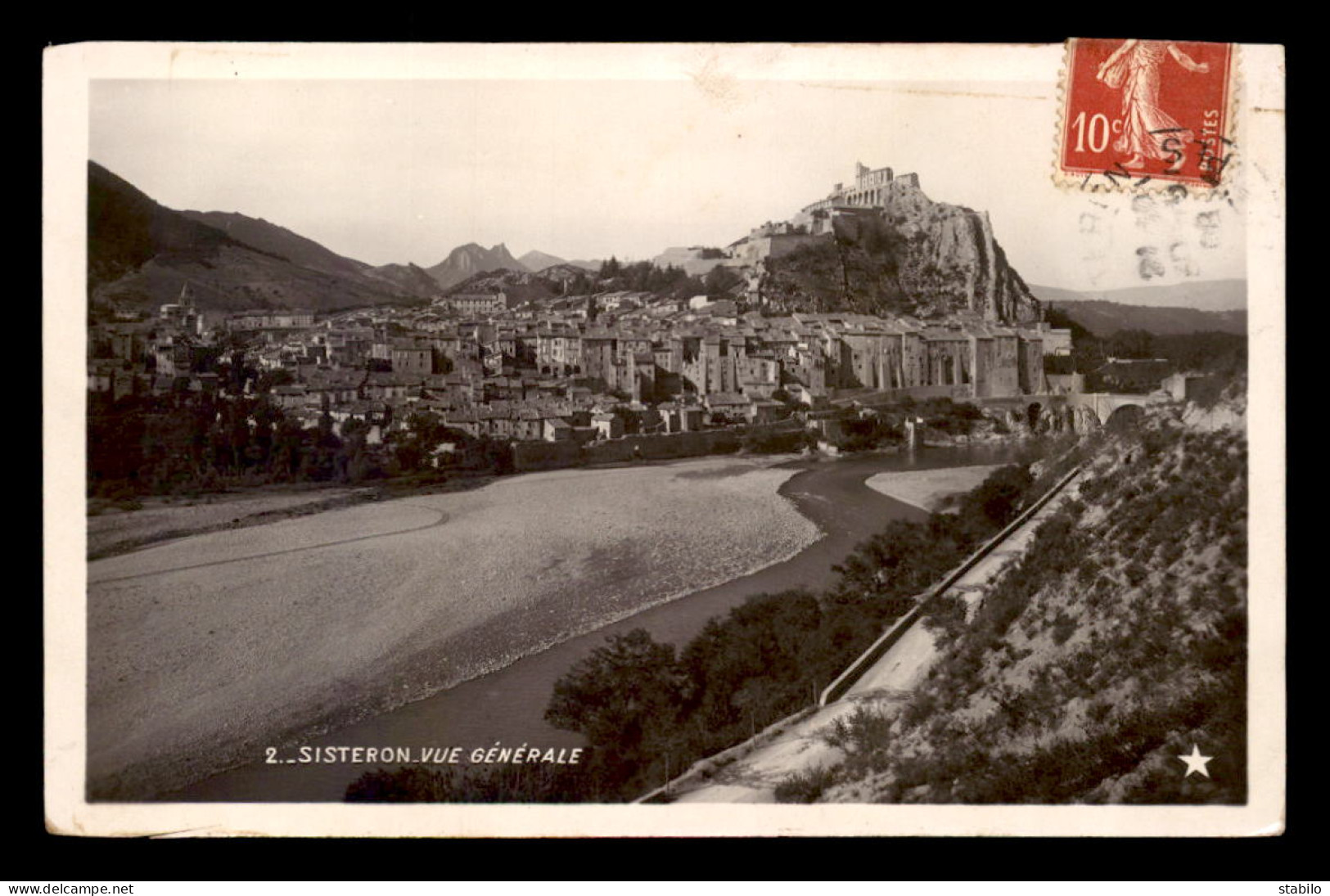 04 - SISTERON - VUE GENERALE - EDITEUR MARQUE ETOILE - Sisteron