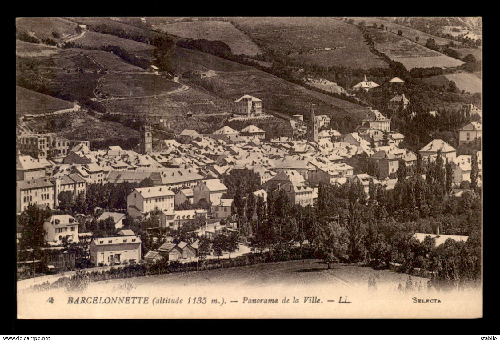 04 - BARCELONNETTE - PANORAMA DE LA VILLE - Barcelonnetta