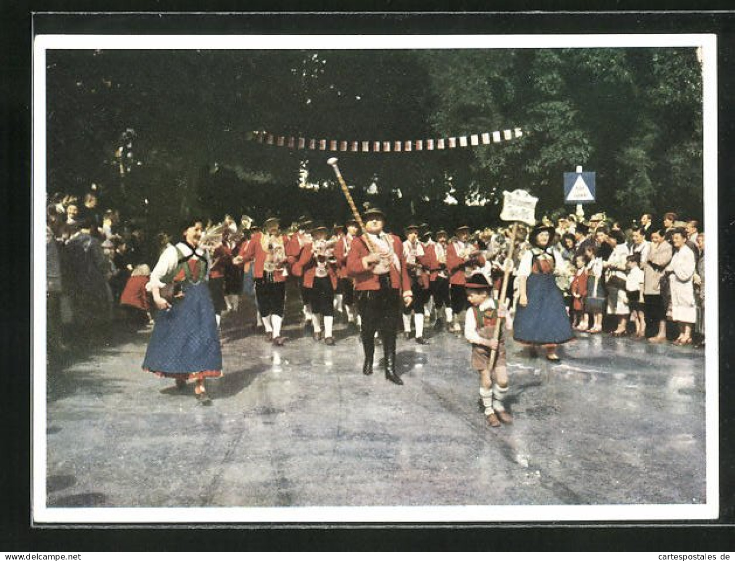 AK Tiroler Trachtenmusikkapelle Des Musikvereins Igls-Vill  - Musique Et Musiciens