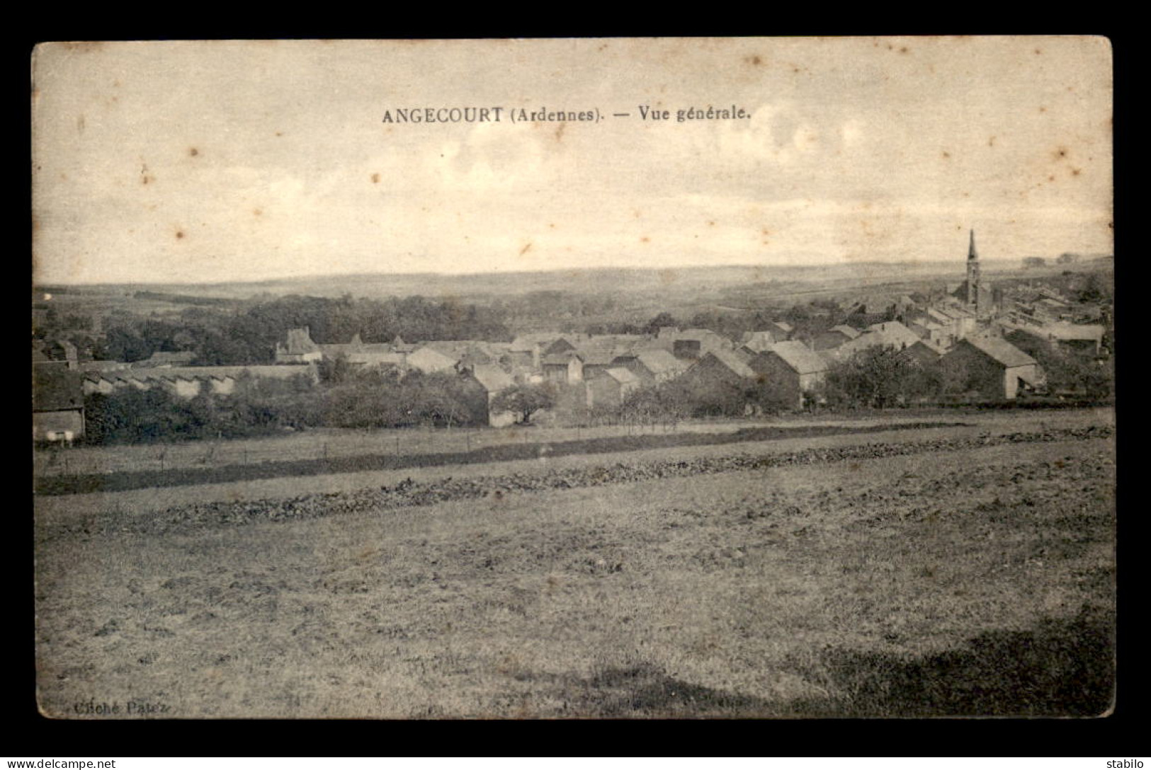 08 - ANGECOURT - VUE GENERALE - Autres & Non Classés