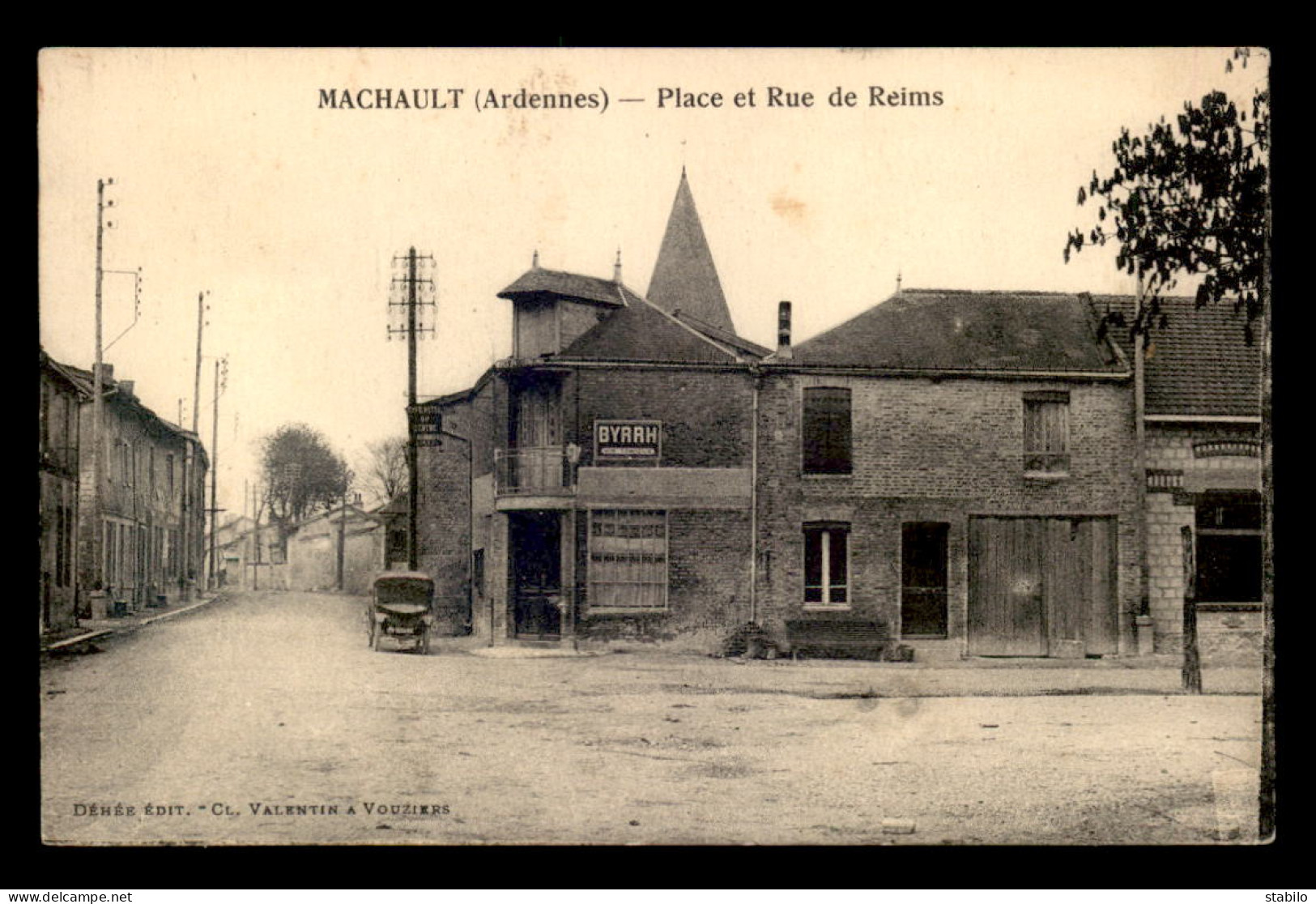 08 - MALCHAULT - PLACE ET RUE DE REIMS - Other & Unclassified