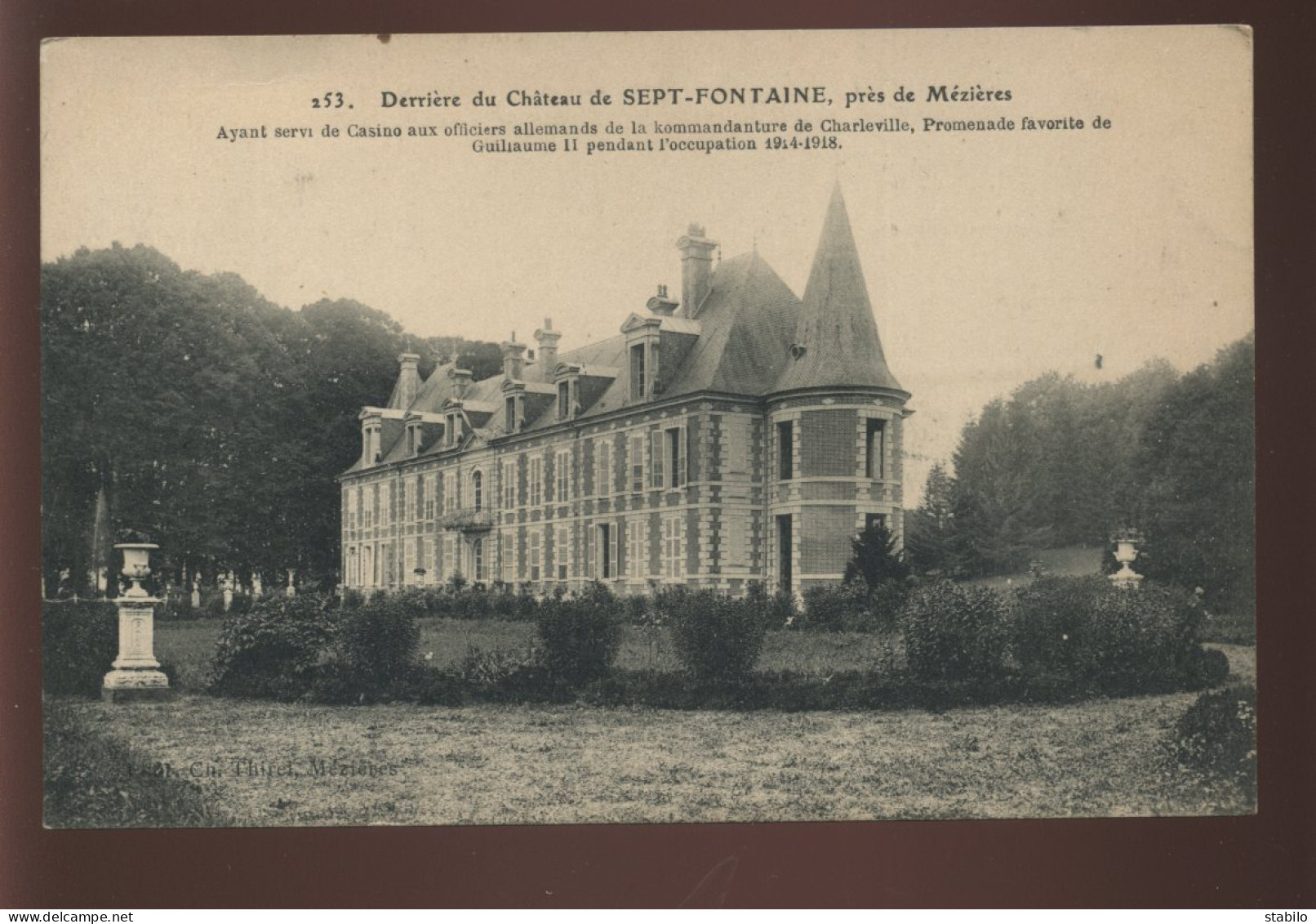 08 - CHATEAU DE SEPT-FONTAINE - Sonstige & Ohne Zuordnung