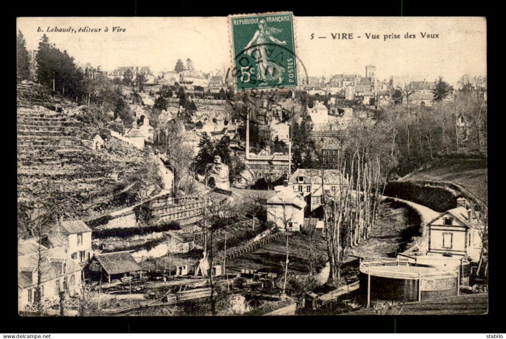 14 - VIRE - VUE PRISE DES VAUX - VOIR ETAT - Vire