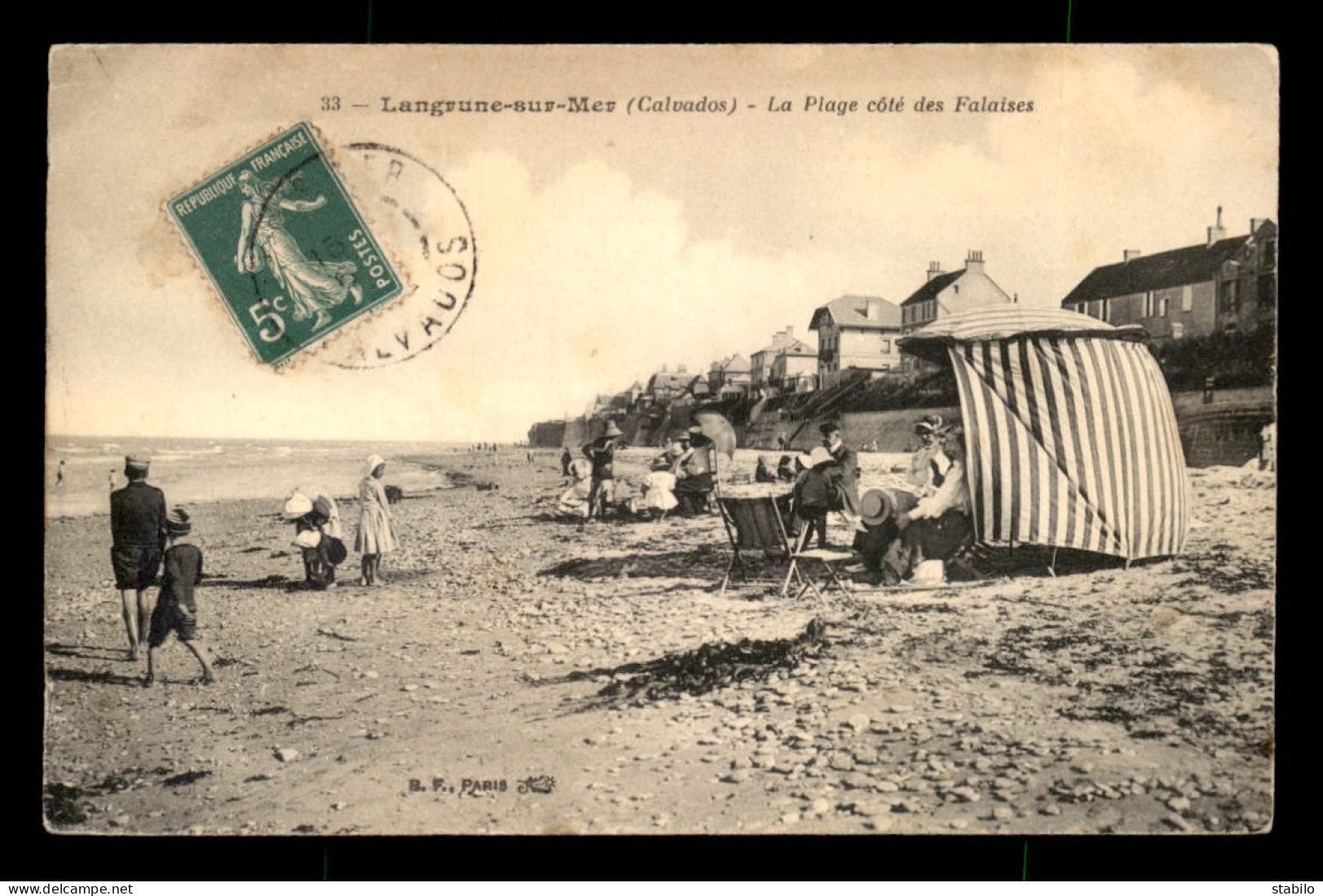 14 - LANGRUNE-SUR-MER - LA PLAGE COTE DES FALAISES - Sonstige & Ohne Zuordnung