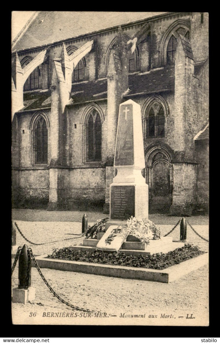 14 - BERNIERES-SUR-MER - LE MONUMENT AUX MORTS - Sonstige & Ohne Zuordnung