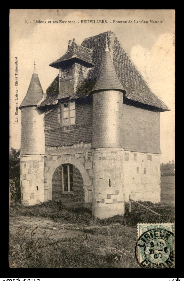 14 - BEUVILLERS - POTERNE DE L'ANCIEN MANOIR - CHATEAU - Sonstige & Ohne Zuordnung