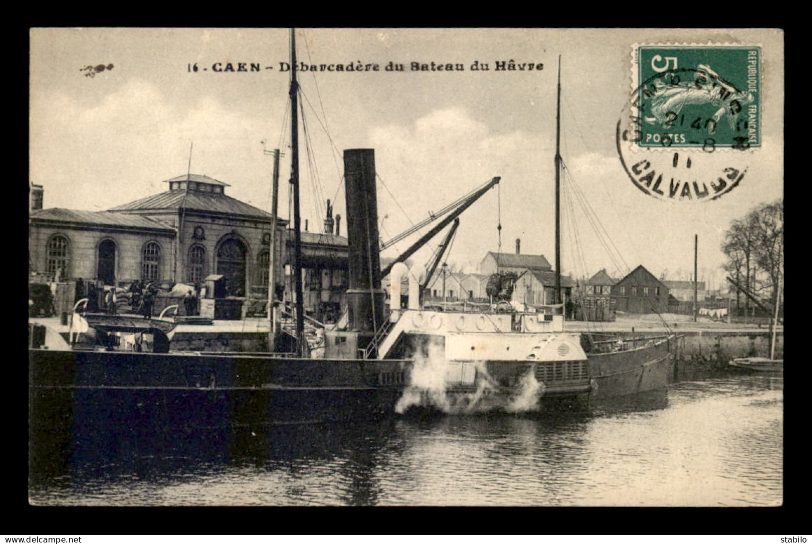 14 - CAEN - DEBARCADERE DU BATEAU DU HAVRE - Caen