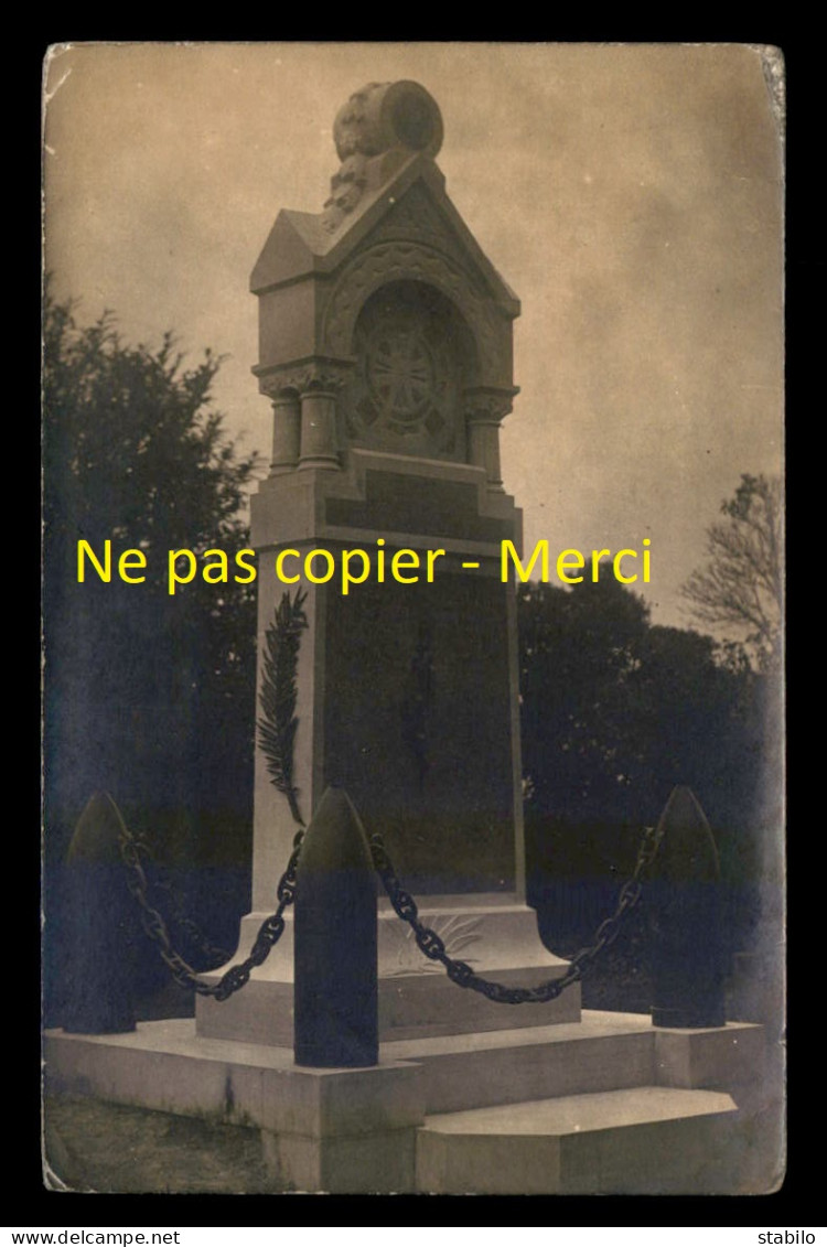 14 - ST-CONTEST - LE MONUMENT AUX MORTS - CARTE PHOTO ORIGINALE - Autres & Non Classés