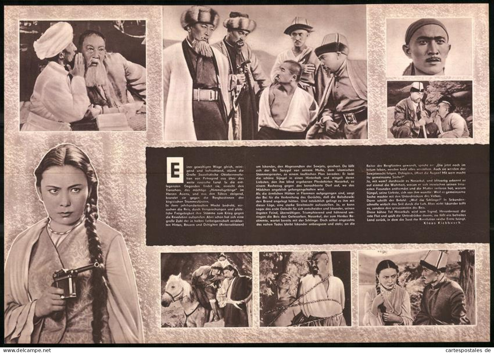 Filmprogramm PFP Nr. 58 /60, Weit In Den Bergen, S. Kydralin, A. Umuralijew, Regie: A. Karpow  - Revistas