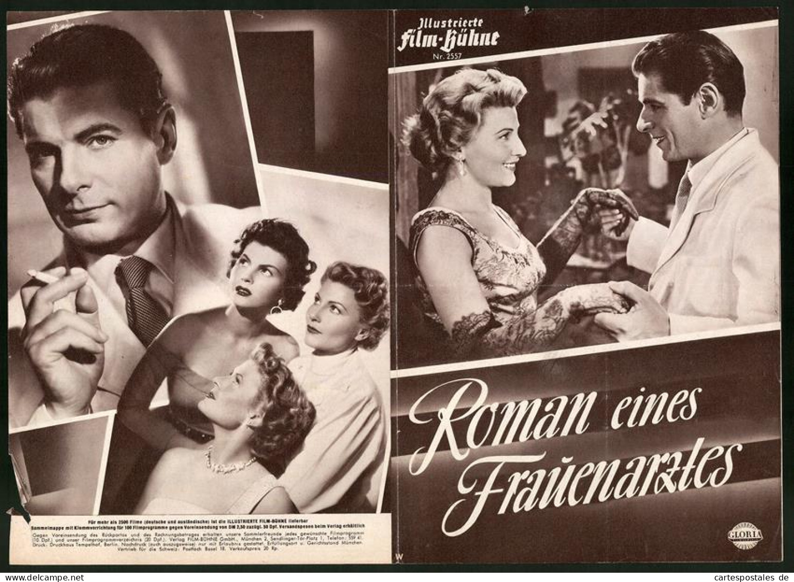 Filmprogramm IFB Nr. 2557, Roman Eines Frauenarztes, Rudolf Prack, Annemarie Blanc, Regie: Dr. Falk Harnack  - Zeitschriften