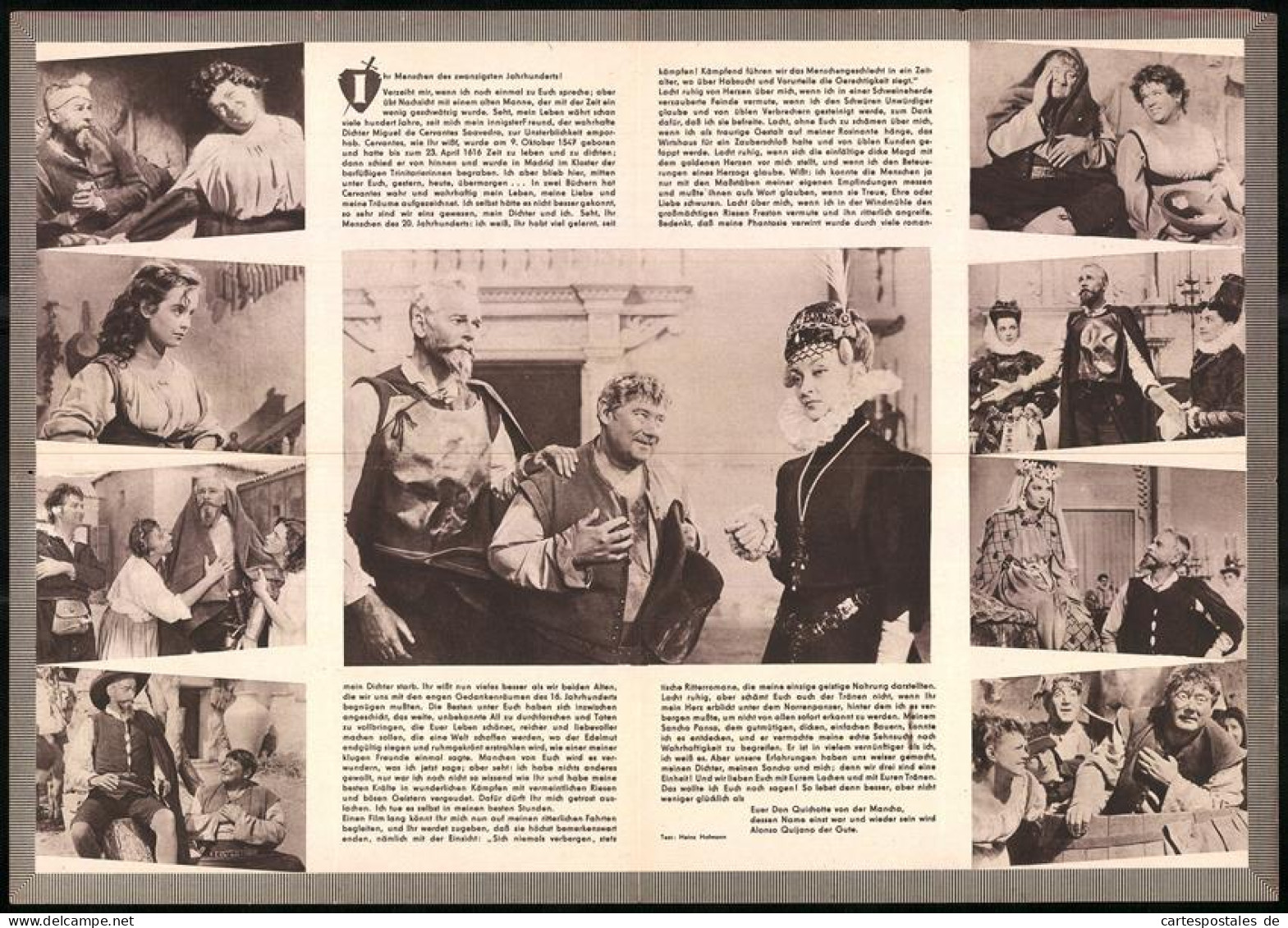 Filmprogramm PFP Nr. 7 /58, Don Quichote, J. Tolubejew, B. Freindlich, Regie: G. Kosinzew  - Zeitschriften
