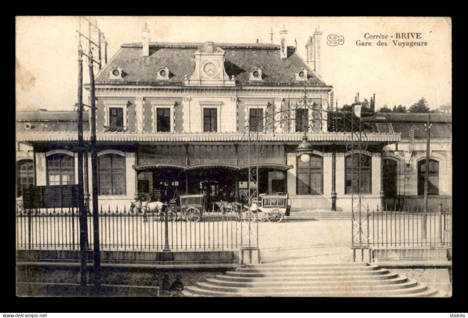 19 - BRIVE - LA GARE DE CHEMIN DE FER - Brive La Gaillarde