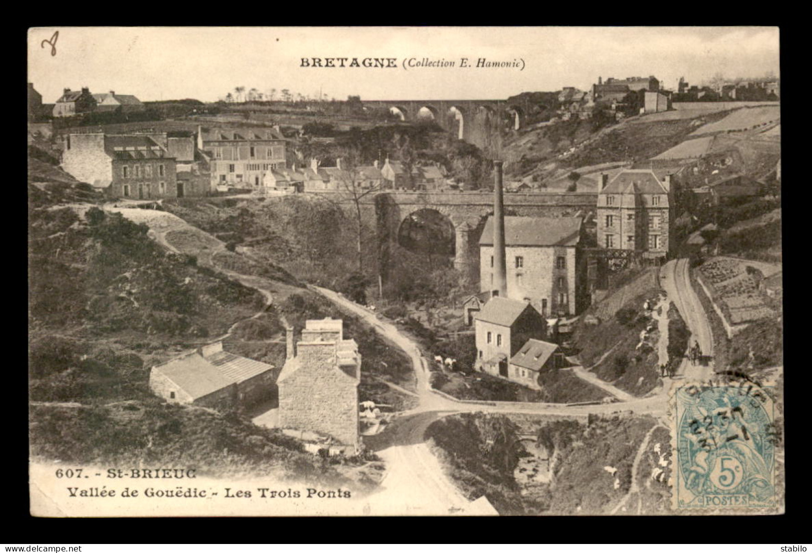 22 - ST-BRIEUC - VALLEE DE GOUEDIC - LES TROIS PONTS - Saint-Brieuc