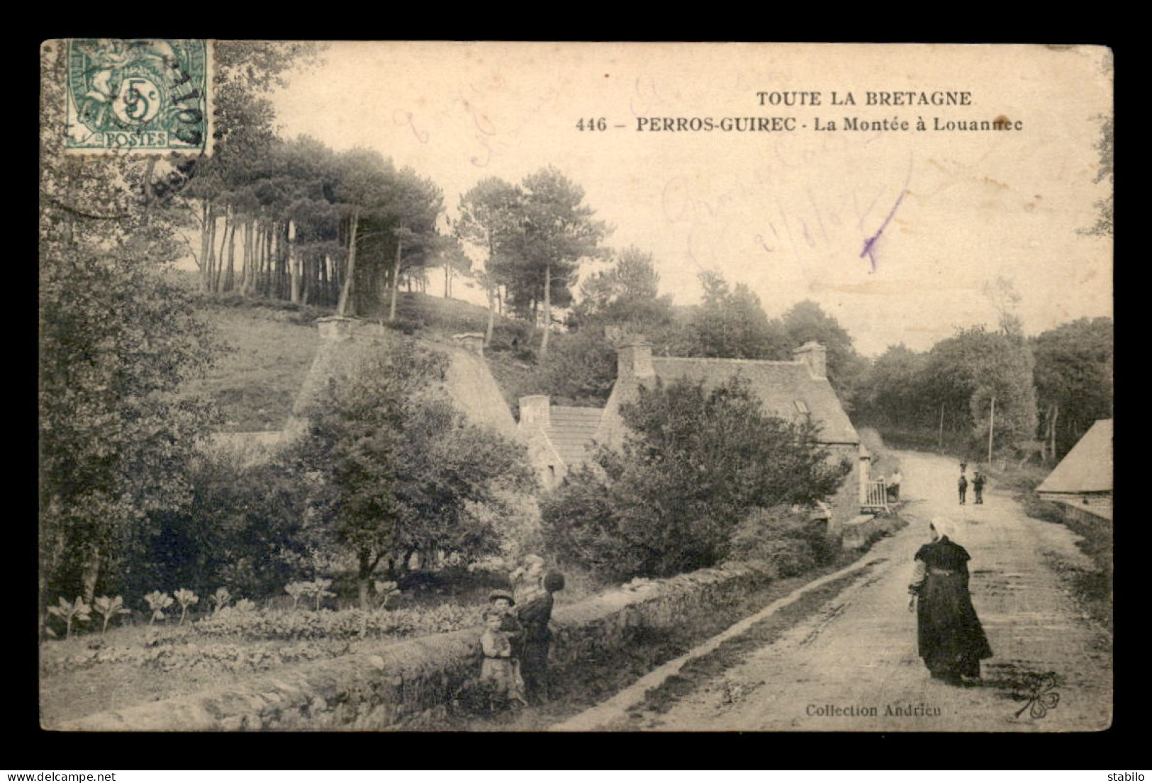 22 - PERROS-GUIREC - LA MONTEE A LOUANNEC - Perros-Guirec