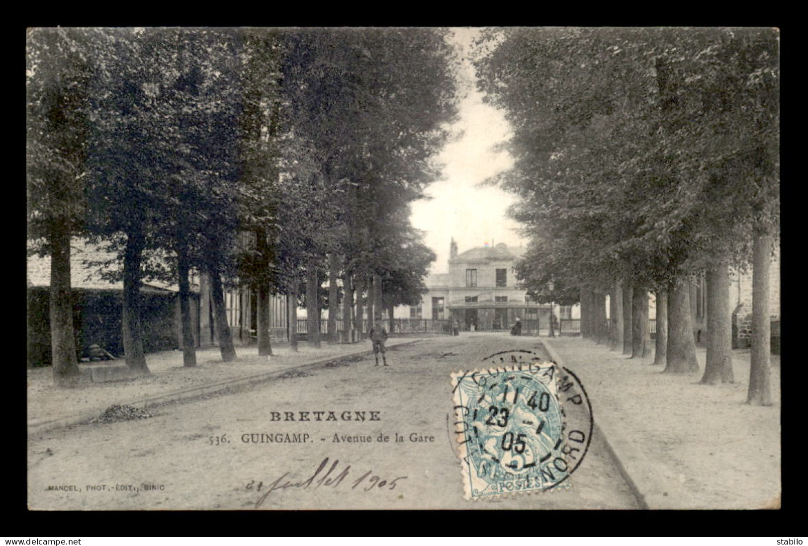 22 - GUINGAMP - AVENUE DE LA GARE - Guingamp