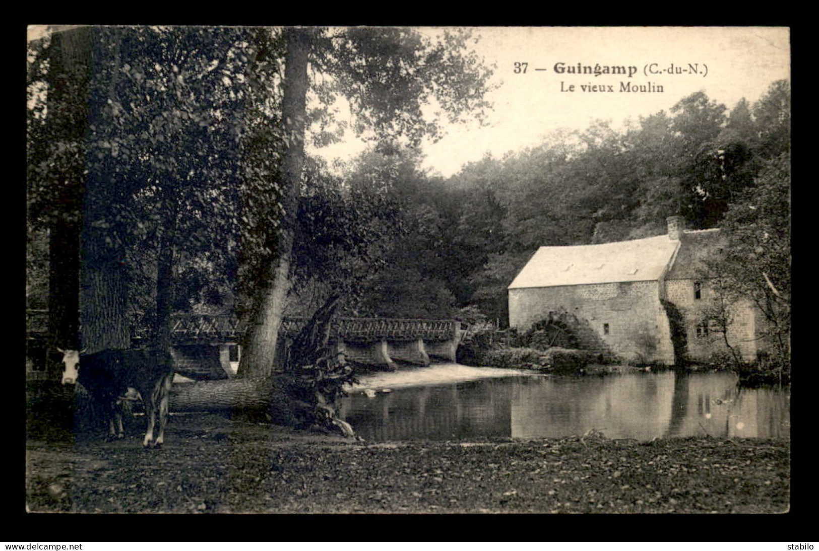 22 - GUINGAMP - LE VIEUX MOULIN A EAU - Guingamp