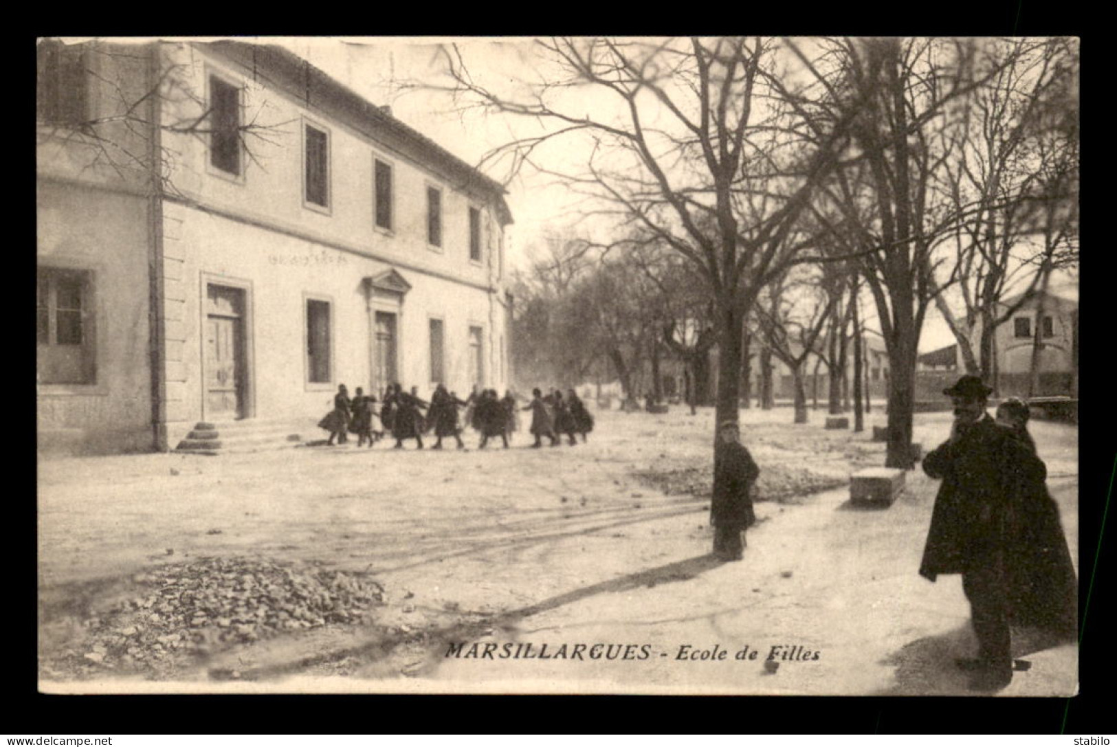 34 - MARSILLARGUES - ECOLE DE FILLES - Andere & Zonder Classificatie