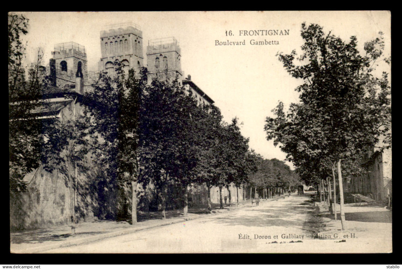 34 - FRONTIGNAN - BOULEVARD GAMBETTA - Frontignan