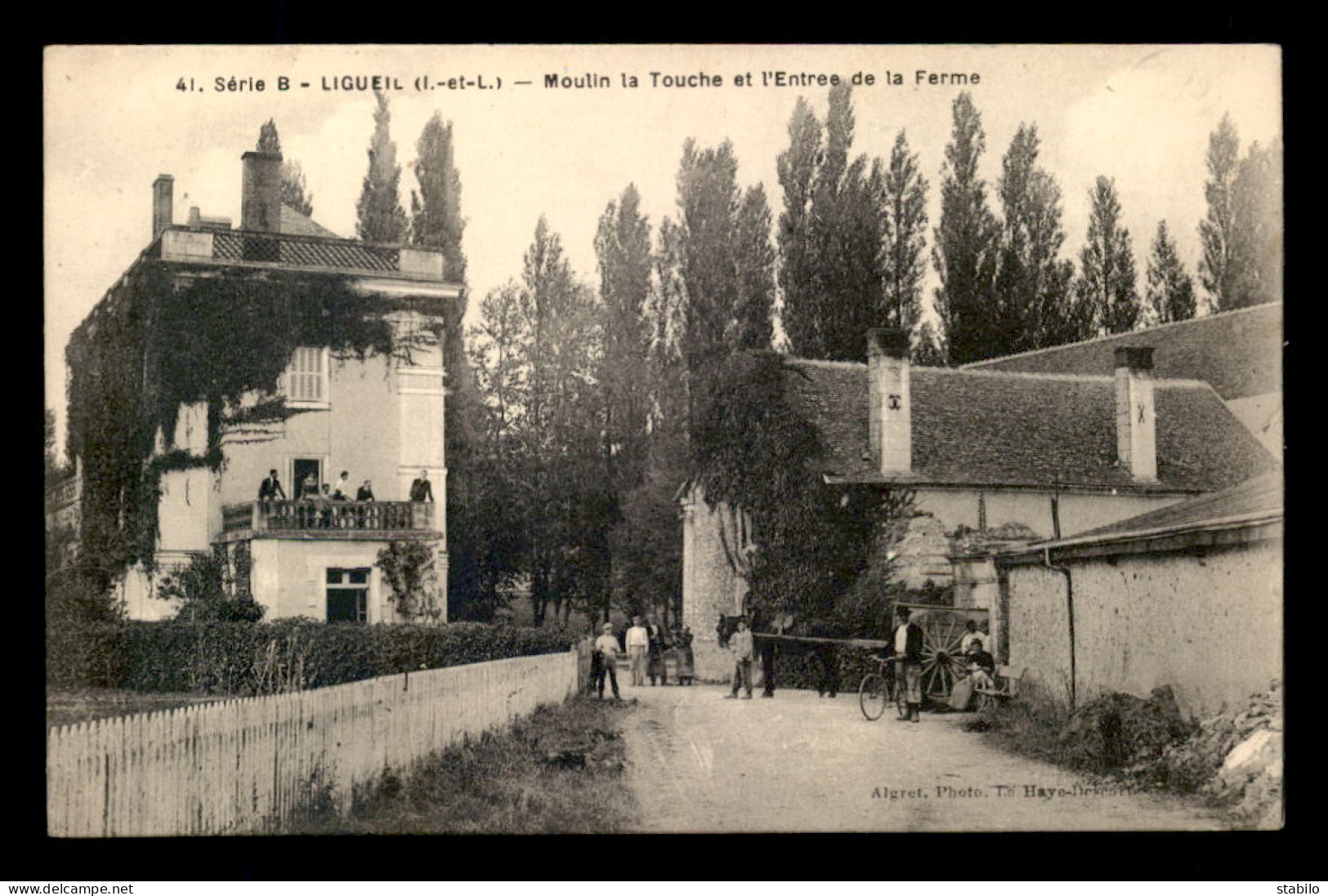 37 - LIGUEIL - MOULIN A EAU DE LA TOUCHE ET LA FERME - Altri & Non Classificati