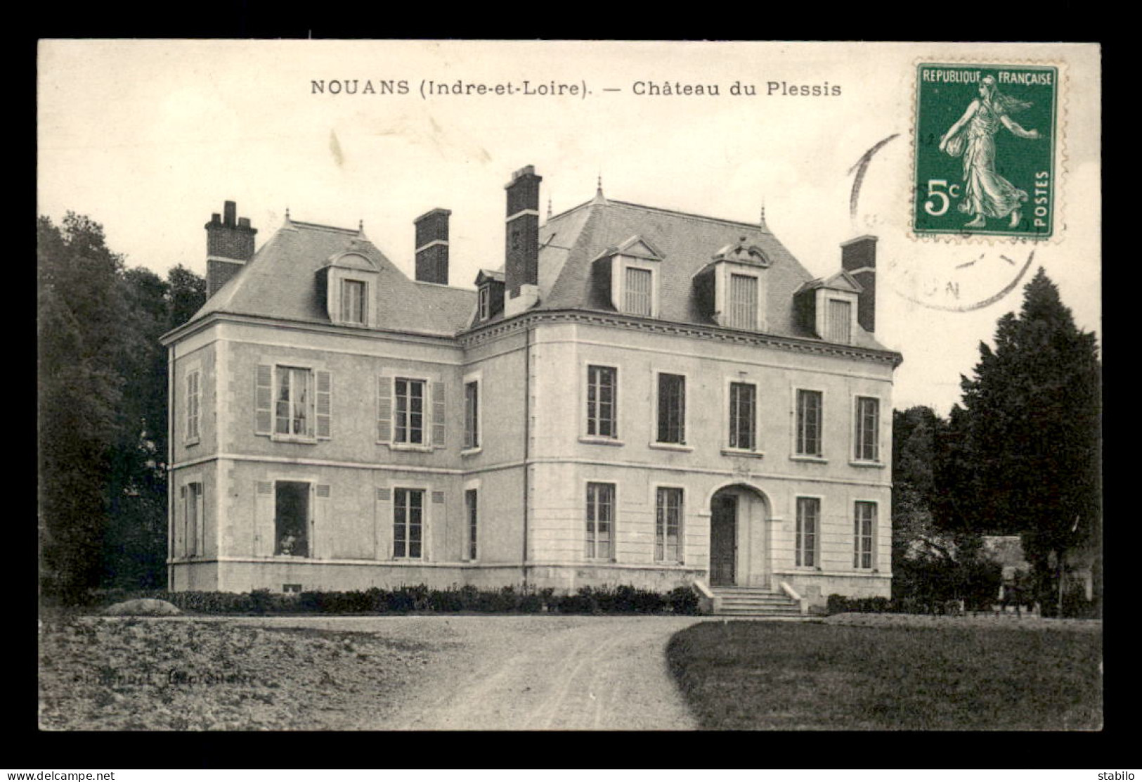 37 - NOUANS - CHATEAU DU PLESSIS - Sonstige & Ohne Zuordnung