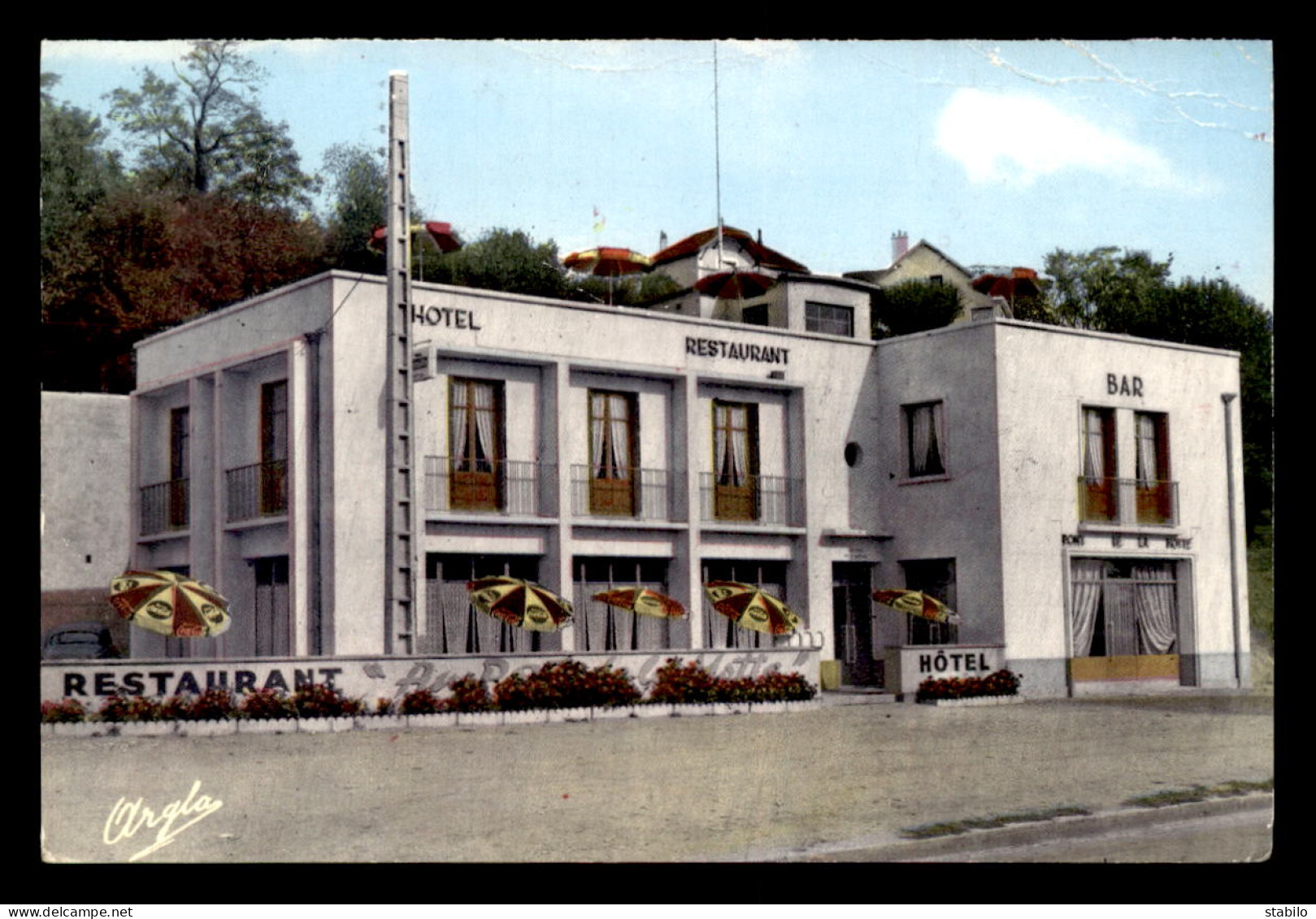 37 - FONDETTES - CAFE-HOTEL-RESTAURANT DU PONT DE LA MOTTE - RN 152 - R. TOURNIER PROPRIETAIRE - Fondettes