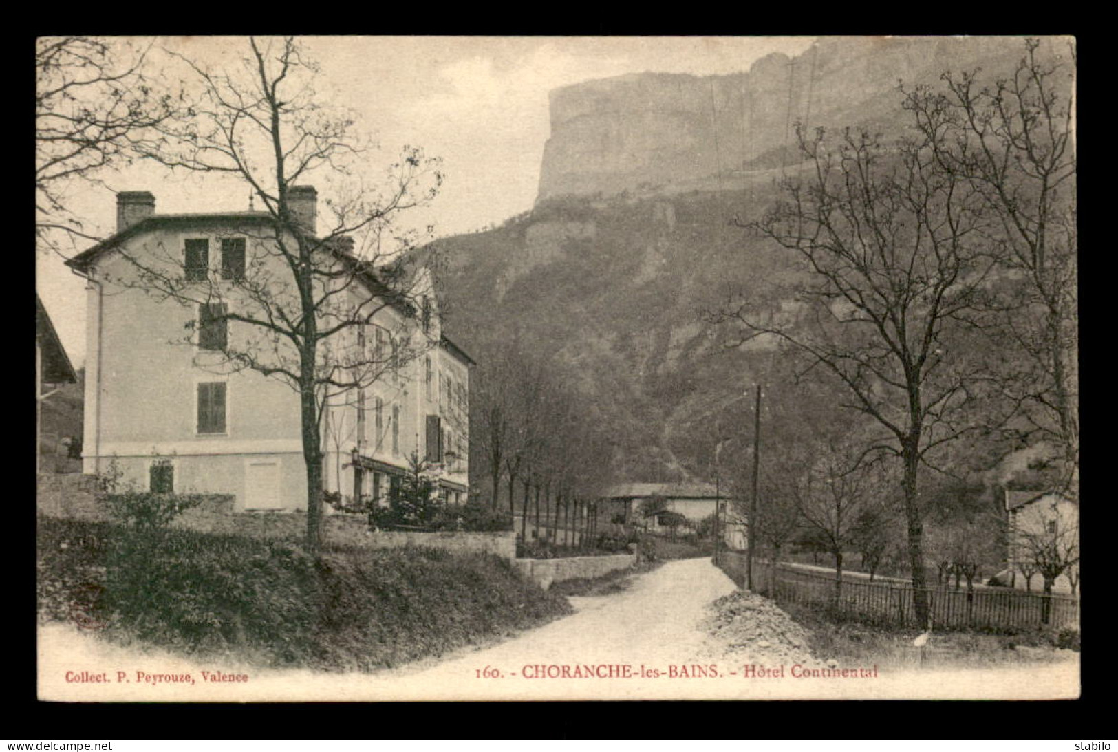 38 - CHORANCHE-LES-BAINS - HOTEL CONTINENTAL - Sonstige & Ohne Zuordnung