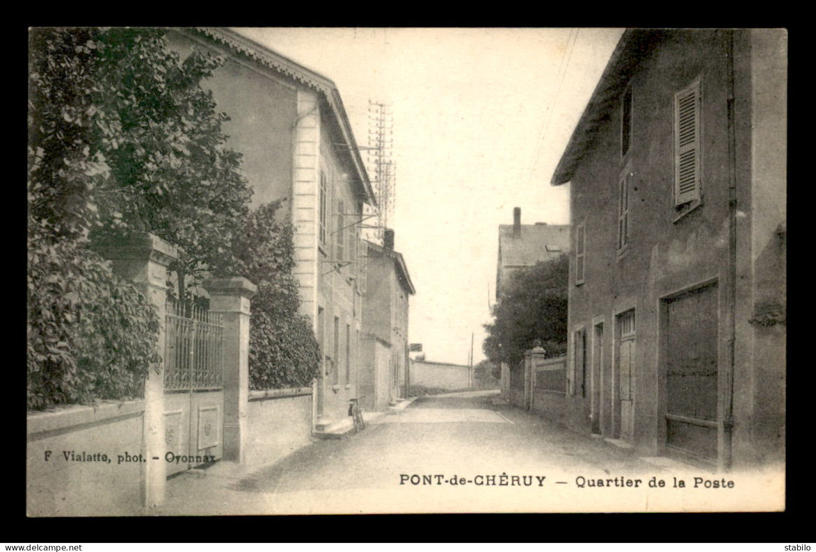 38 - PONT-DE-CHERUY - QUARTIER DE LA POSTE - Pont-de-Chéruy