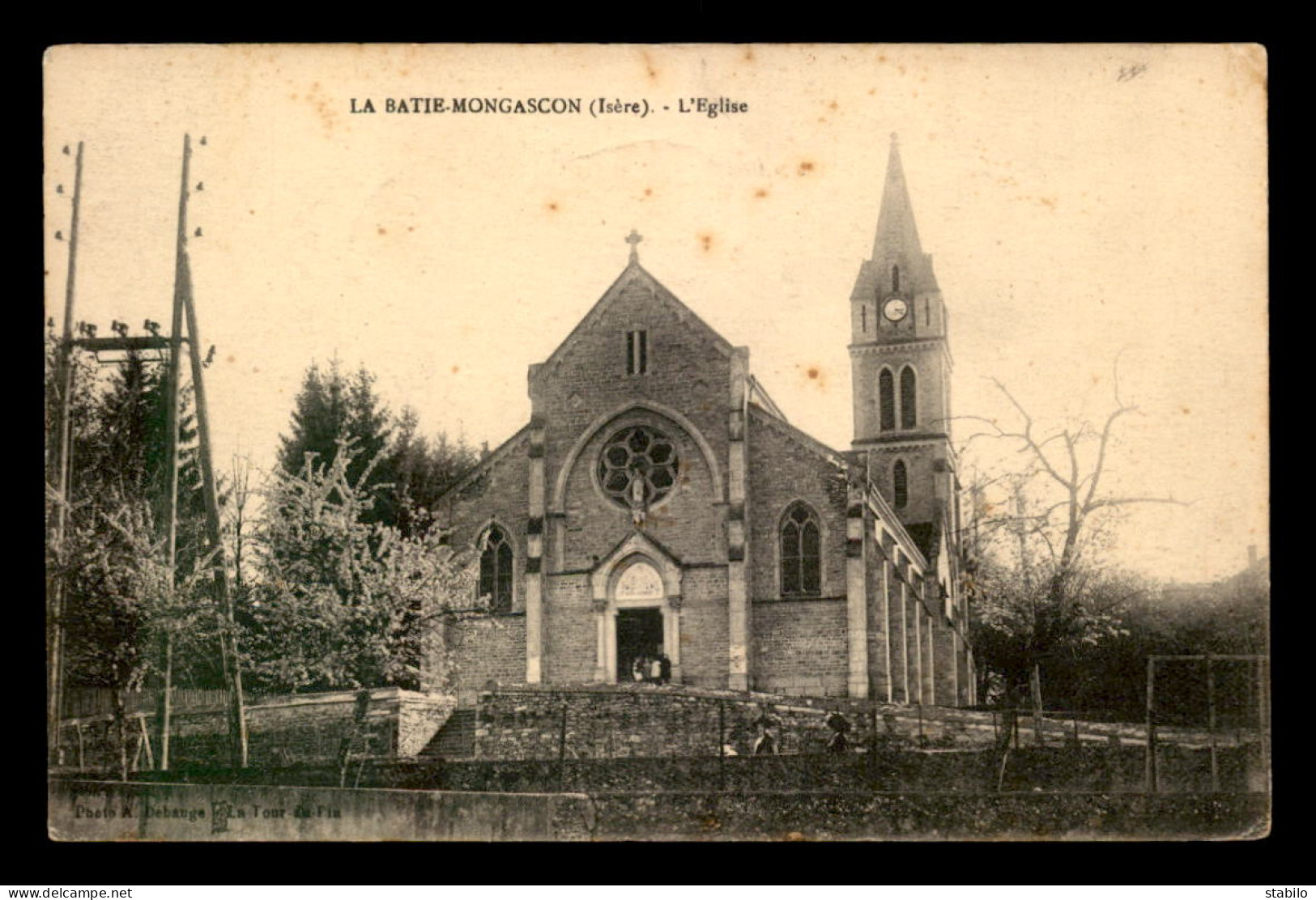 38 - LA BATIE-MONGASCON - L'EGLISE - Sonstige & Ohne Zuordnung