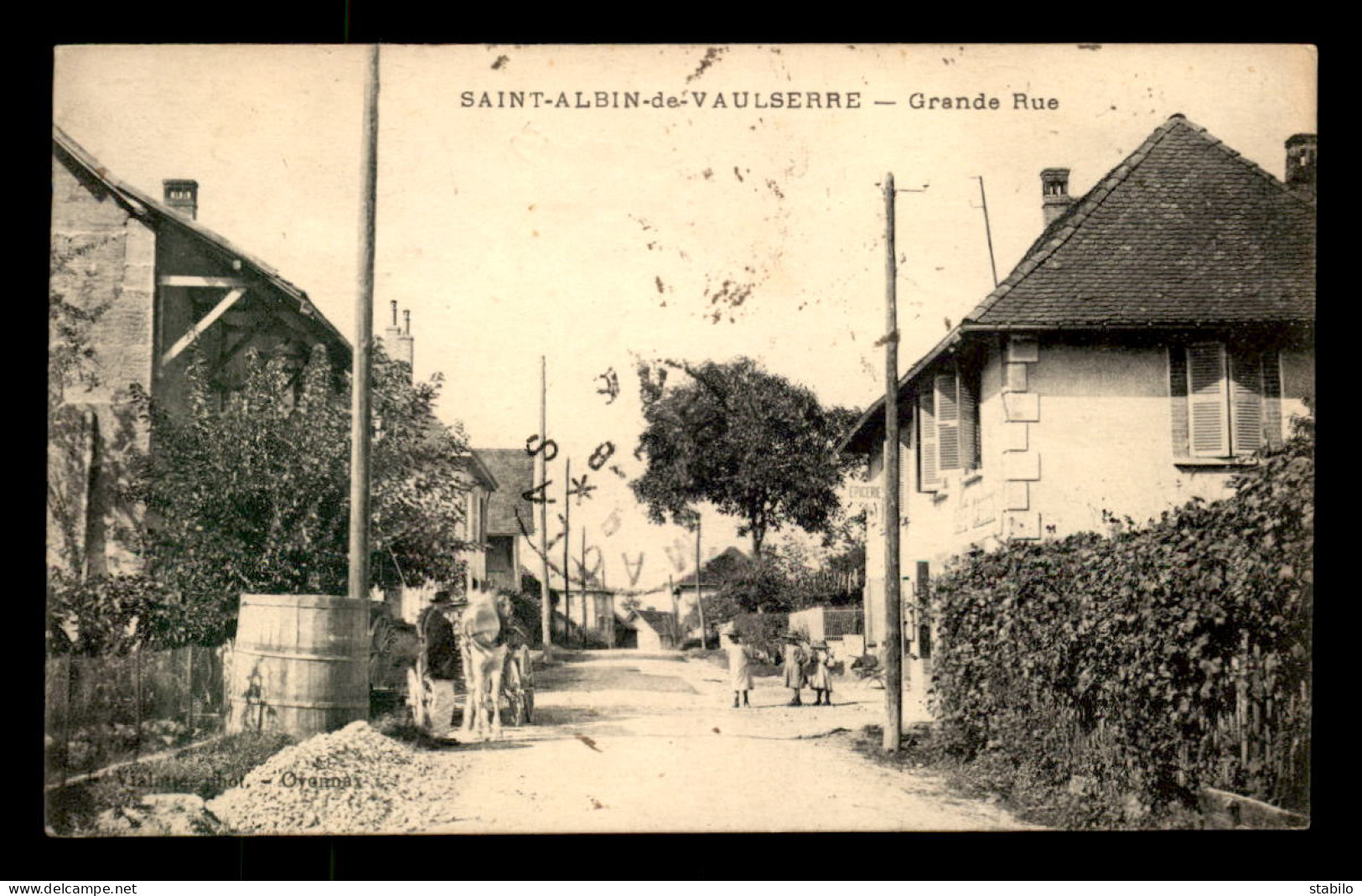 38 - ST-ALBIN-DE-VAULSERRE - GRANDE RUE - Sonstige & Ohne Zuordnung