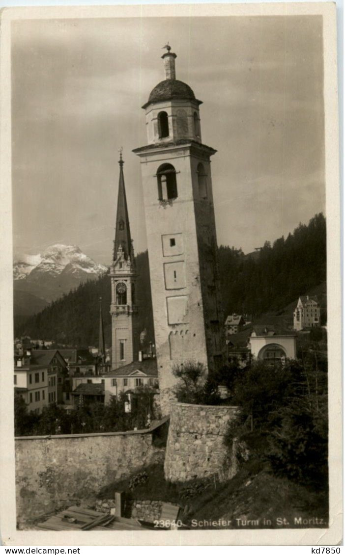 St. Moritz Schiefer Turm - St. Moritz