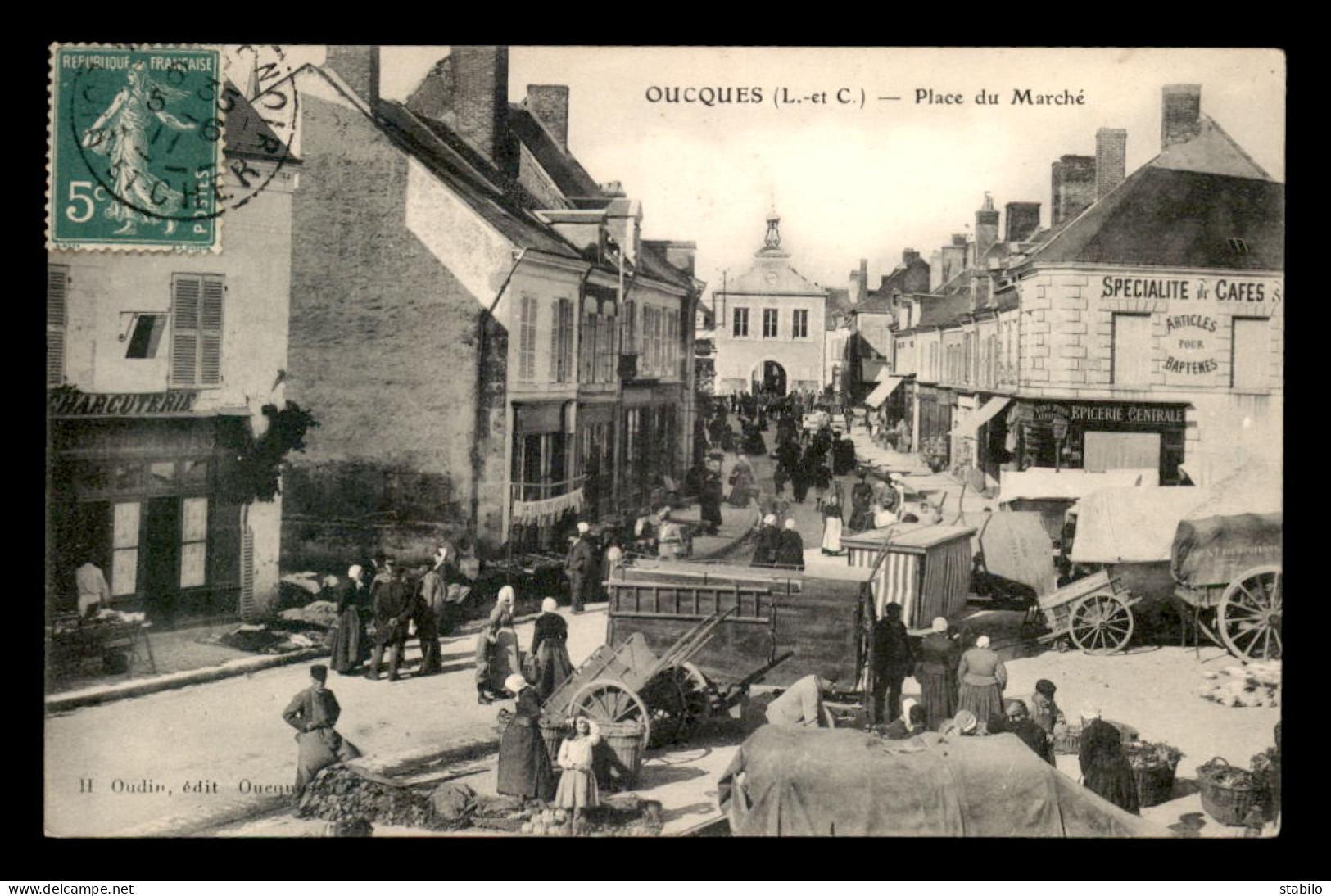 41 - OUCQUES - PLACE DU MARCHE - Other & Unclassified