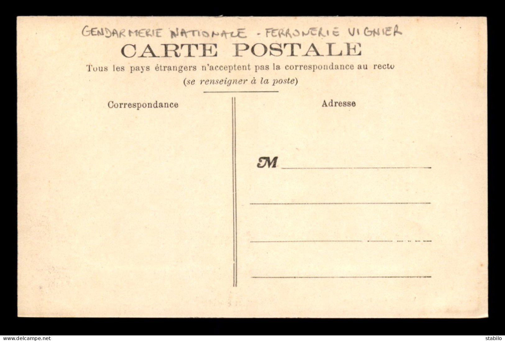 41 - OUCQUES - AVENUE DE BLOIS - GENDARMERIE NATIONALE - FERRONNERIE VIGNIER - Other & Unclassified