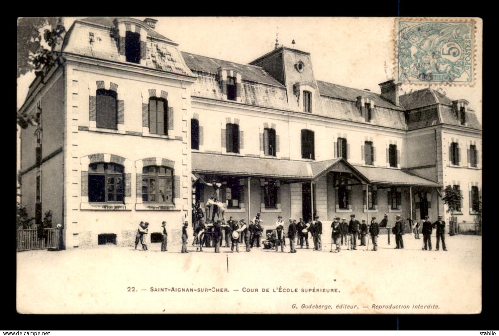 41 - ST-AIGNAN - COUR DE L'ECOLE SUPERIEURE - Saint Aignan