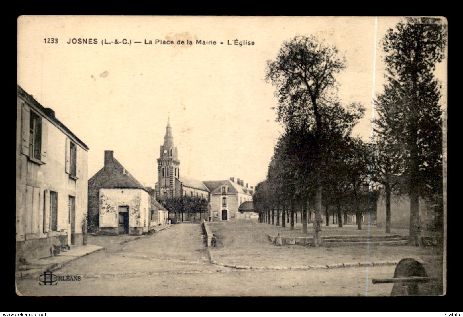 41 - JOSNES - PLACE DE LA MAIRIE - L'EGLISE - Sonstige & Ohne Zuordnung