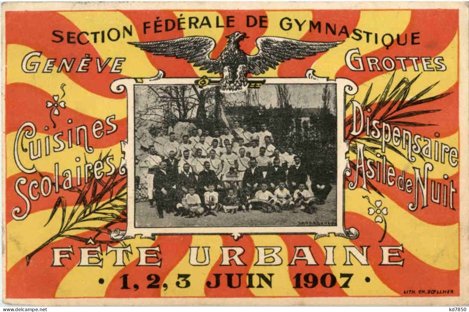 Geneve - Fete Urbane 1907 - Autres & Non Classés