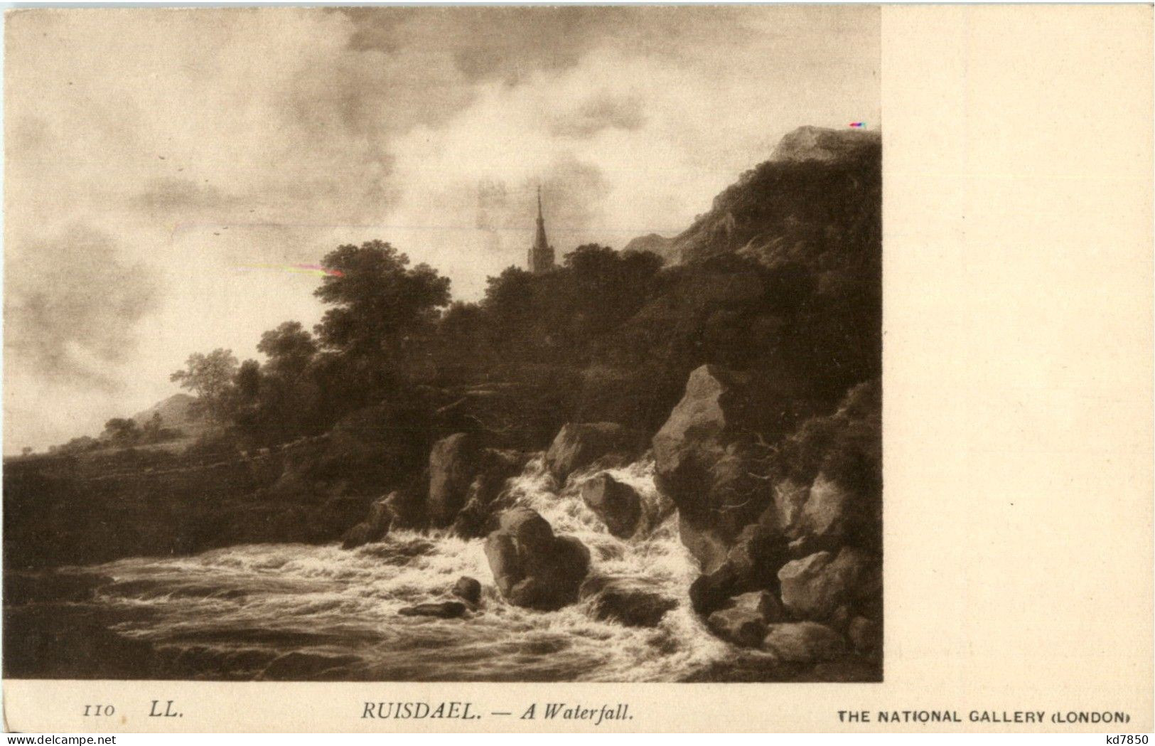 Ruisdael - A Waterfall - Other & Unclassified