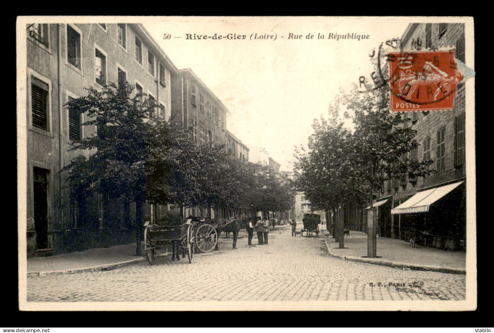 42 - RIVE-DE-GIER - RUE DE LA REPUBLIQUE - Rive De Gier