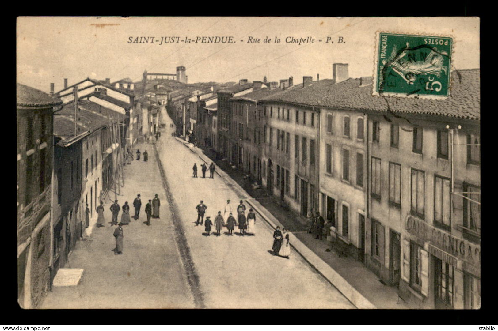 42 - ST-JUST-LA-PENDUE - RUE DE LA CHAPELLE - Andere & Zonder Classificatie