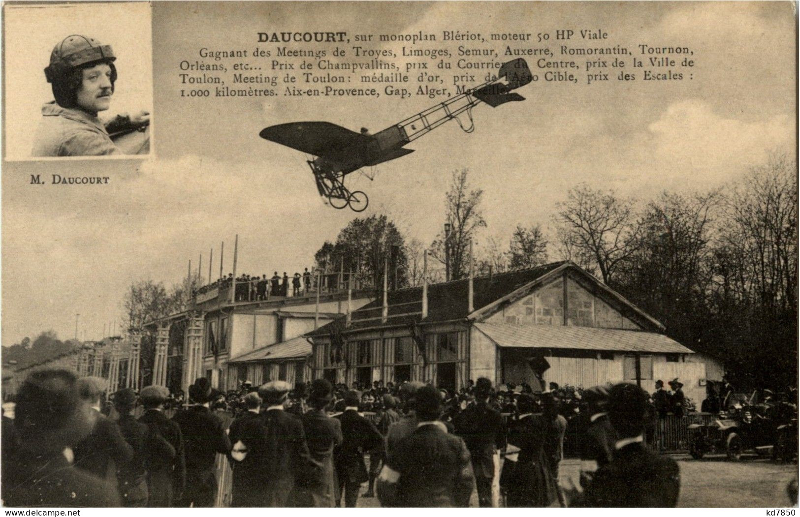 Daucourt Sur Monoplain Blerior - ....-1914: Précurseurs