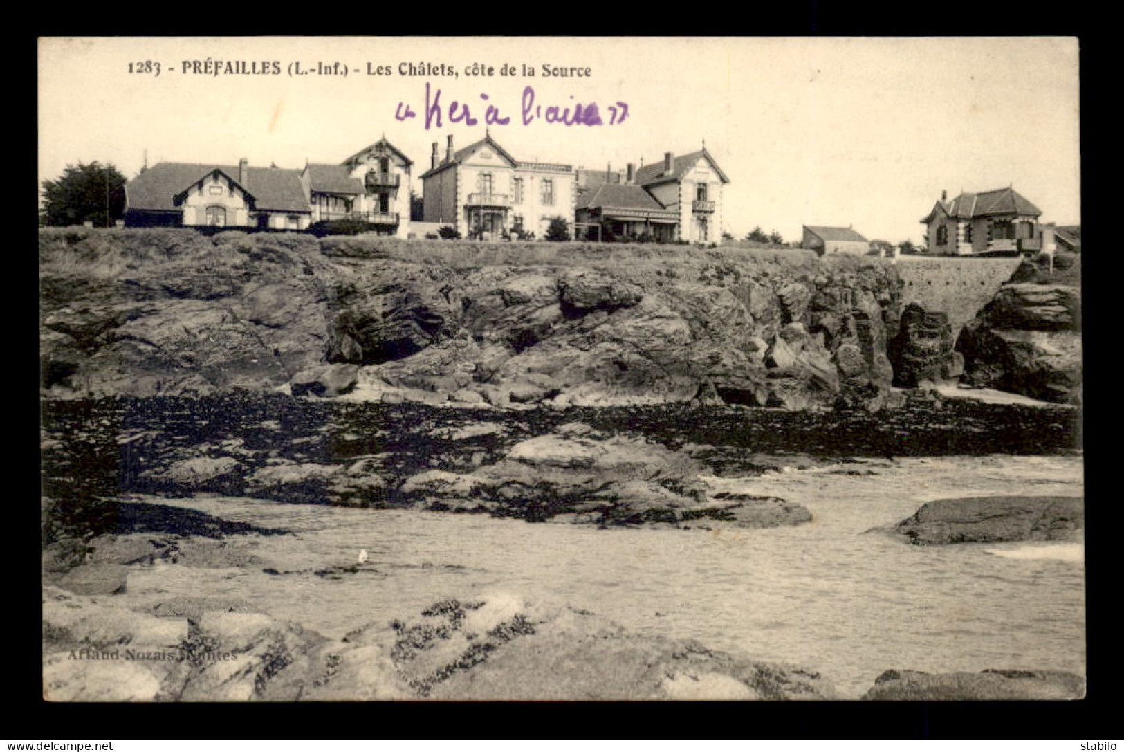 44 - PREFAILLES - LES CHALETS COTE DE LA SOURCE - VILLA KER A L'AISE - Préfailles