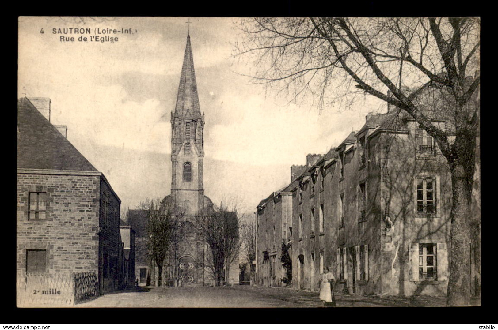 44 - SAUTRON - RUE DE L'EGLISE - Sonstige & Ohne Zuordnung