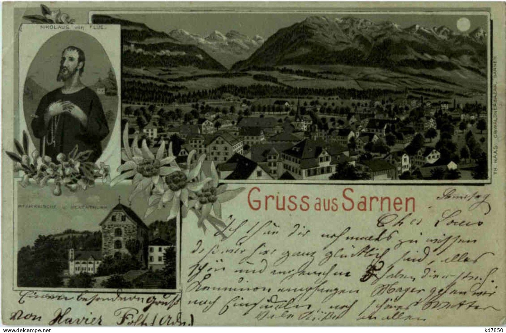 Gruss Aus Sarnen - Litho - Sarnen